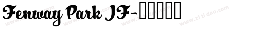 Fenway Park JF字体转换